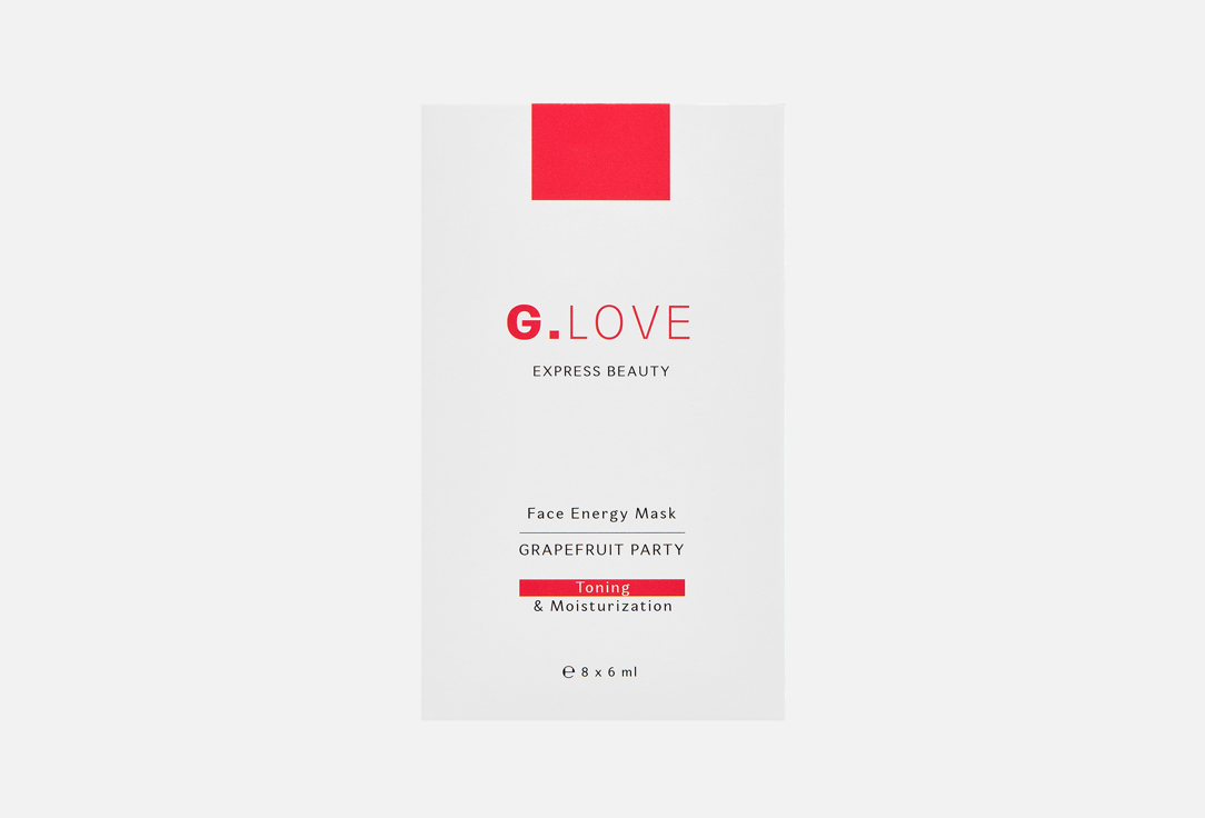 Набор кремовых масок для лица G.LOVE, GRAPEFRUIT PARTY 8 шт
Набор кремовых масок для лица G.LOVE, GRAPEFRUIT PARTY 8 шт