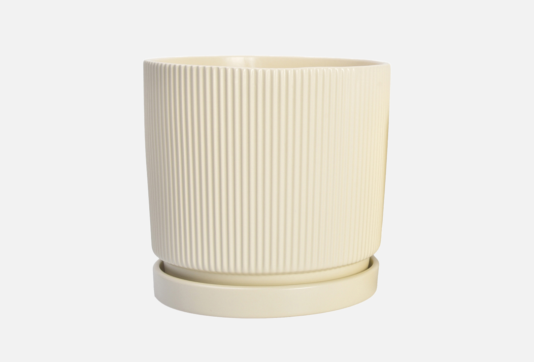 Горшок с блюдцем MANDARIN DECOR, Белый, Рельеф, кремовый, 19,7 см 1 шт
Горшок с блюдцем MANDARIN DECOR, Белый, Рельеф, кремовый, 19,7 см 1 шт