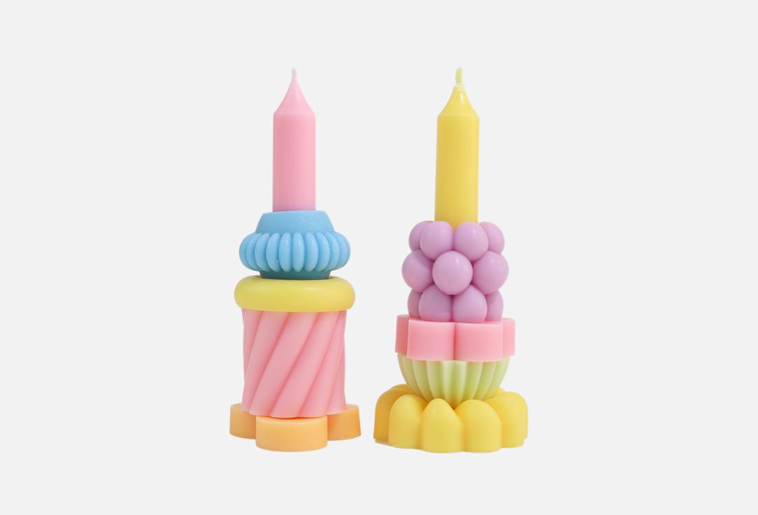 Набор декоративных свечей ROKKYHOME, Мультиколор, Конструктор шестицветик 2 шт
Набор декоративных свечей ROKKYHOME, Мультиколор, Конструктор шестицветик 2 шт