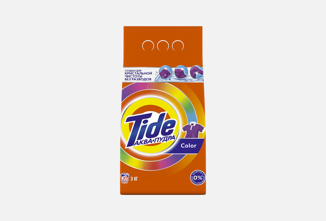 стиральный порошок для цветного белья TIDE Color 3000 г стиральный порошок tide автомат детский 40 стирок 6 кг