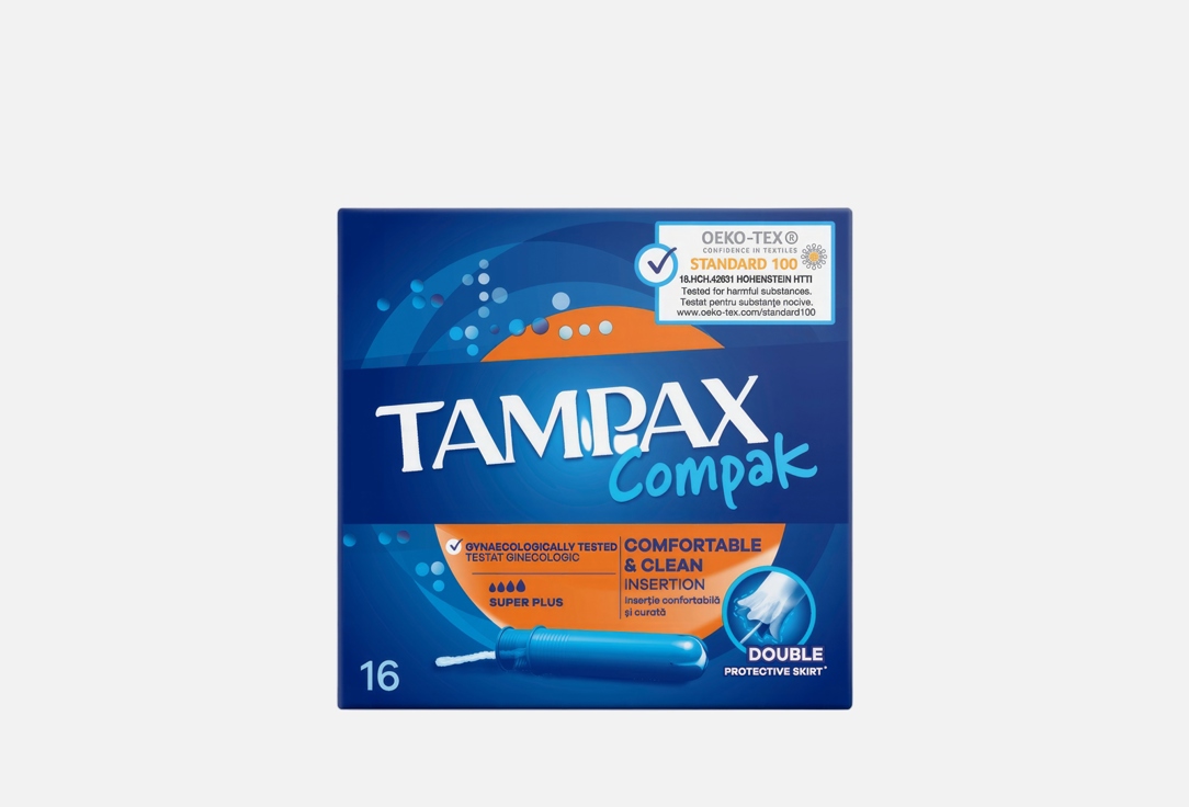 Изображение товара Тампоны Tampax Compak super plus