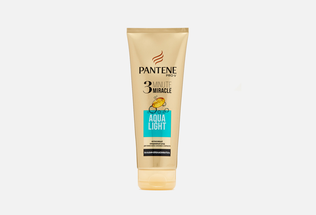 

Интенсивный бальзам-ополаскиватель PANTENE, Pro-V 3 Minute Miracle Aqua Light 200 мл
