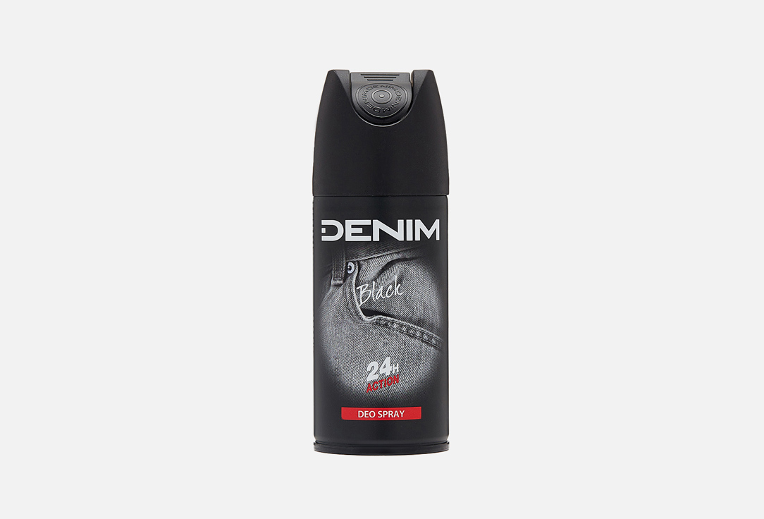 Дезодорант-аэрозоль для тела DENIM Black 150 мл дезодорант аэрозоль denim wild 150 мл