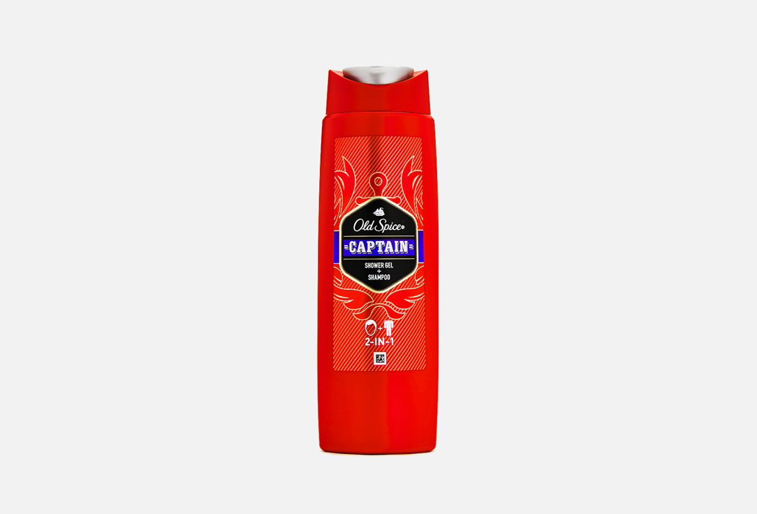 Изображение товара Гель для душа+шампунь Old Spice Captain