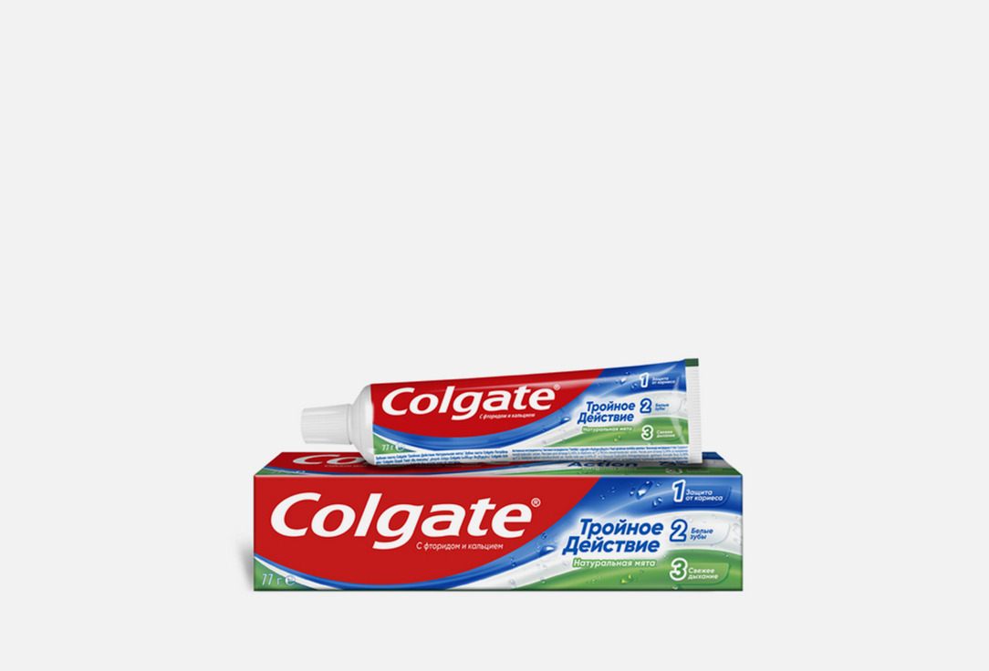 Зубная паста COLGATE Triple Action 1 шт зубная щетка colgate triple action 1 шт