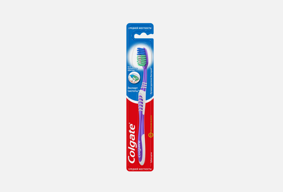 colgate зубная щетка extra clean эксперт чистоты средняя жесткость Зубная щетка COLGATE Extra Clean 1 шт
