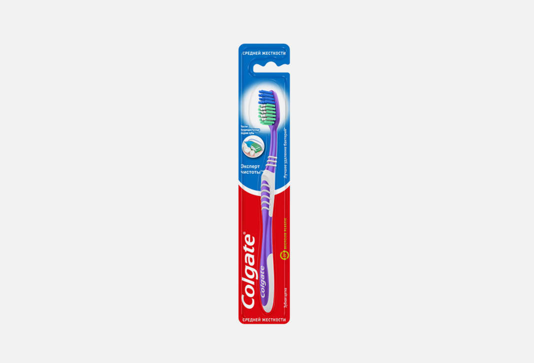 

Зубная щетка средней жесткости COLGATE, Эксперт чистоты 1 шт