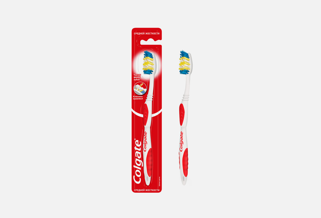 цена Зубная щетка средней жесткости COLGATE Классика Здоровья 1 шт