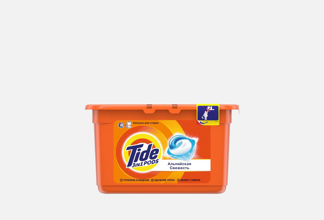 Капсулы для стирки TIDE 3-in-1 pods 12 шт капсулы для стирки tide all in 1 pods 35 шт
