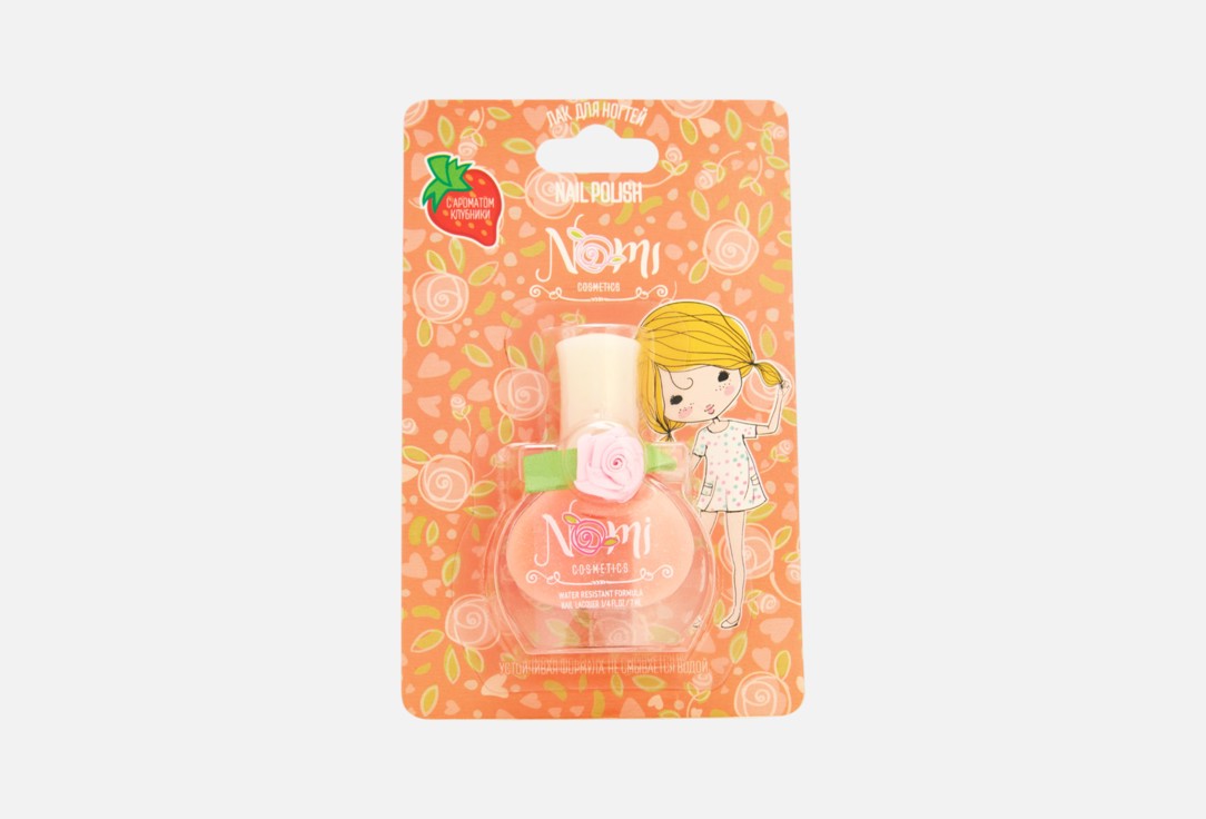 

Лак для ногтей NOMI, Сверкающий коралл 1 шт
