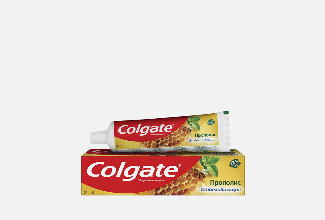 Отбеливающая зубная паста COLGATE Прополис 1 шт colgate зубная паста прополис отбеливающая 100 мл 3 шт