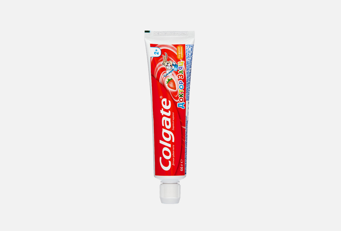 Зубная паста COLGATE Доктор Заяц 50 мл набор детский colgate доктор заяц зубная паста жвачка клубника зубная щетка детская 2 супермягк
