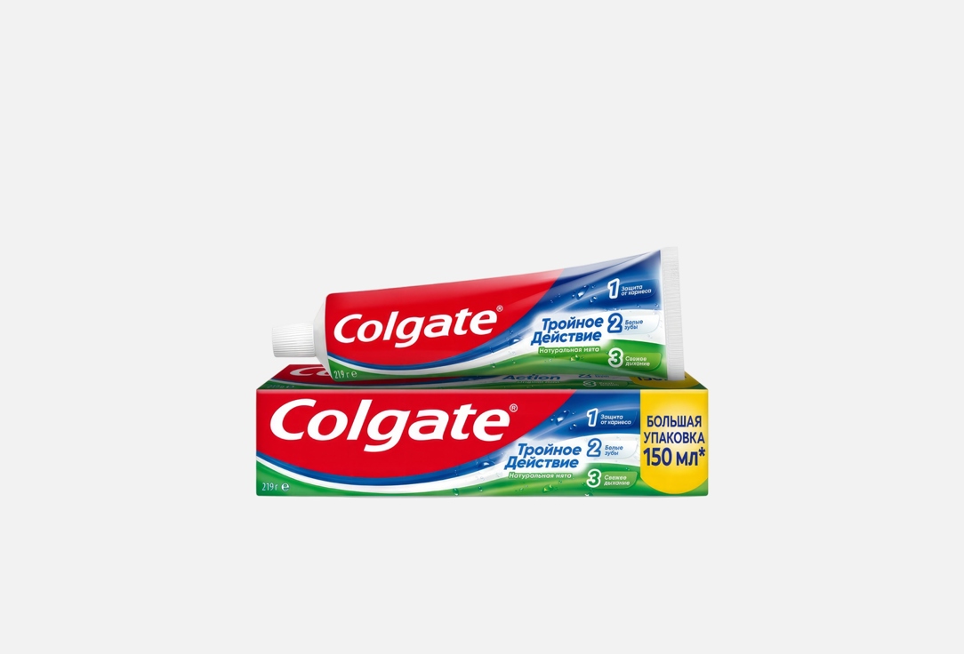 Изображение товара Зубная паста Colgate Тройное действие Натуральная мята