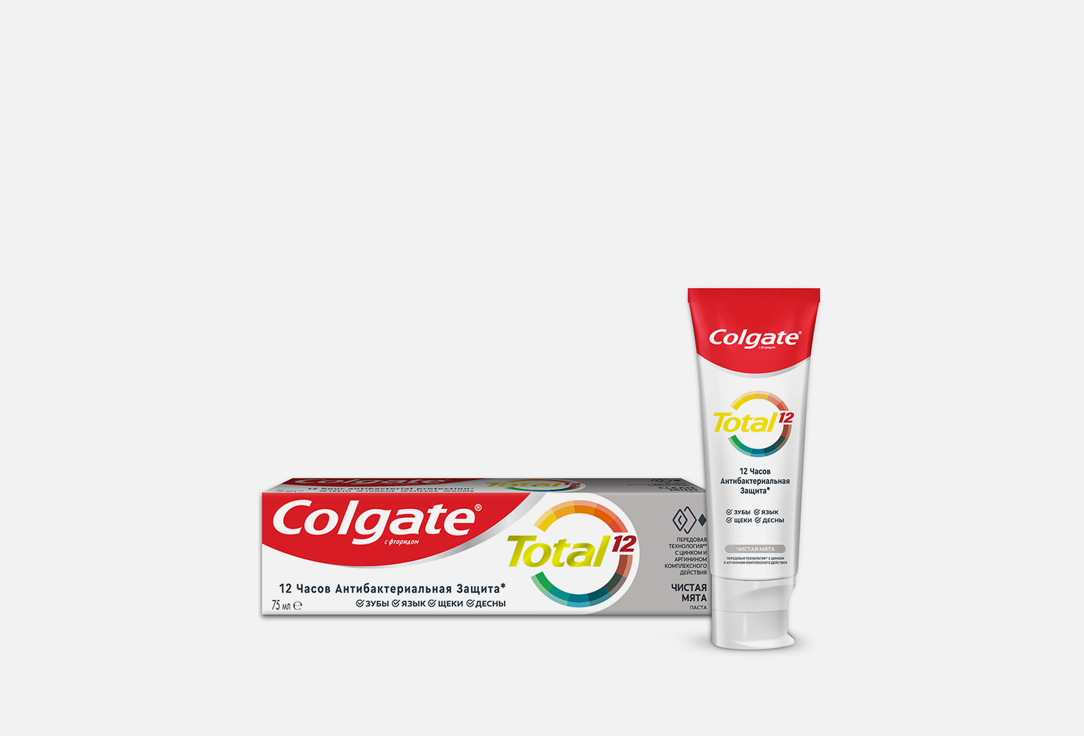 Зубная паста COLGATE TOTAL 12 Чистая Мята 1 шт
