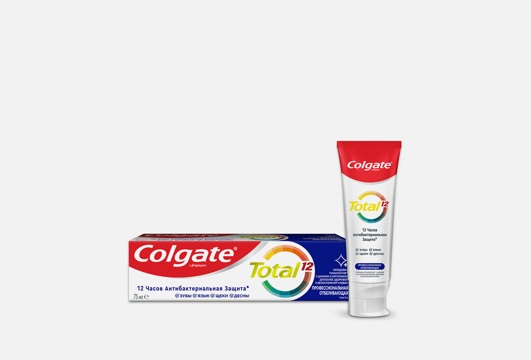 Зубная паста Colgate TOTAL 12 Профессиональная Отбеливающая 
