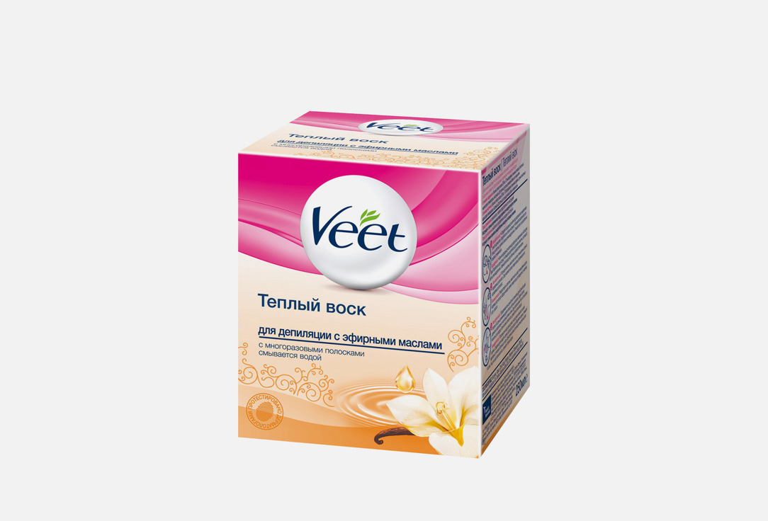 Изображение товара Воск для депиляции Veet с эфирными маслами 250 мл профессиональное качество