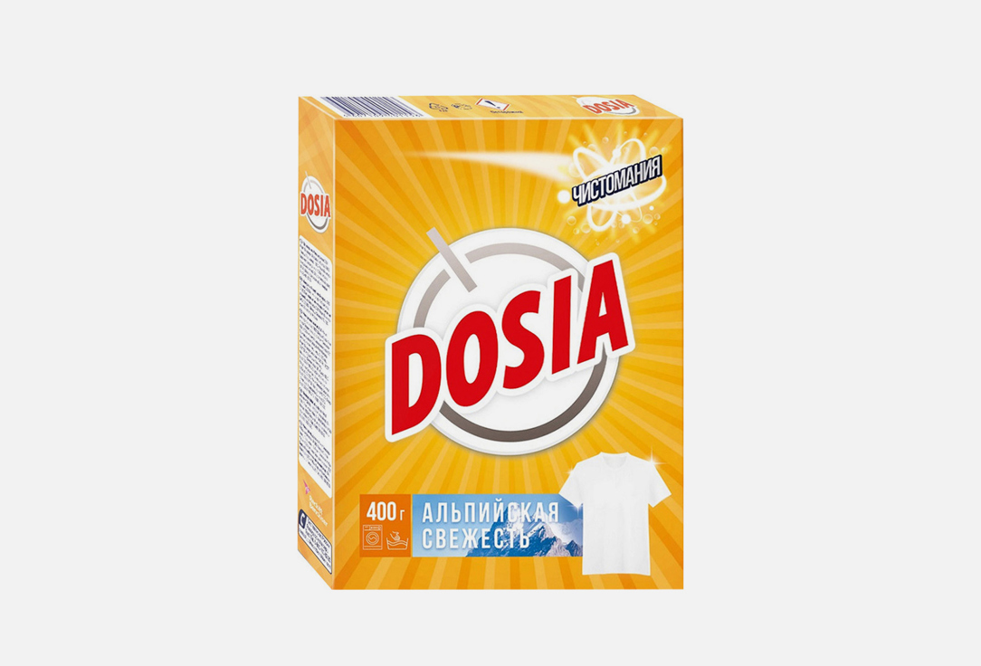 Стиральный порошок DOSIA Optima Альпийская свежесть 400 г бытовая химия bingo стиральный порошок автомат whites