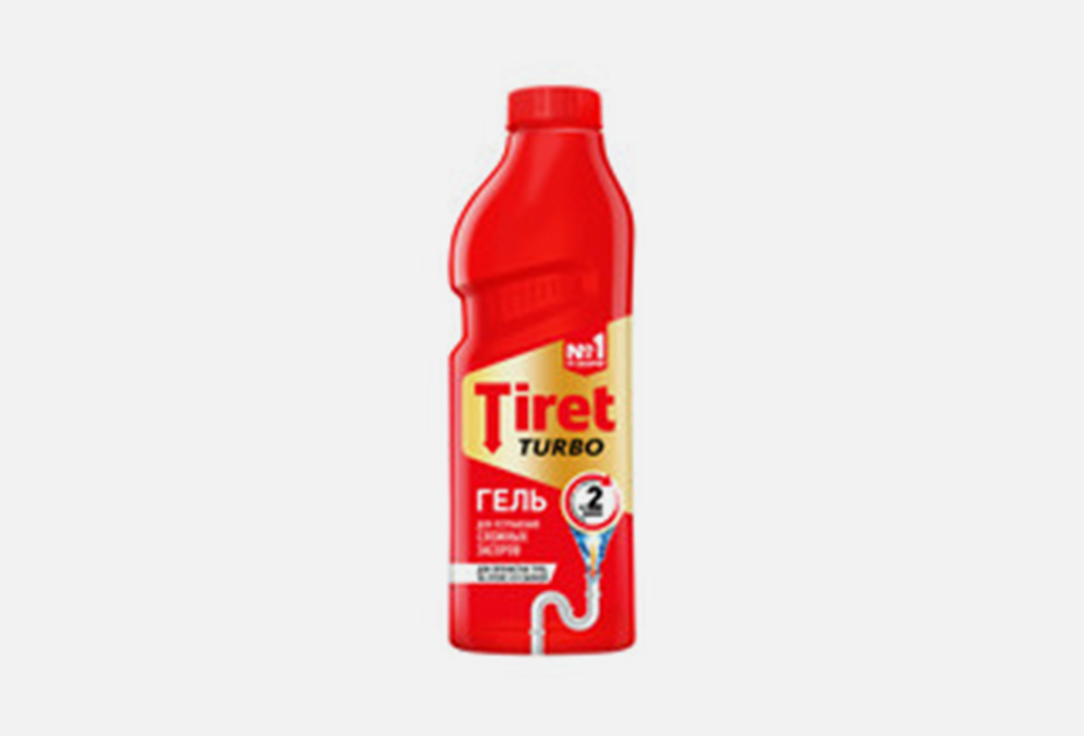 цена Гель для чистки труб TIRET Turbo 1000 мл