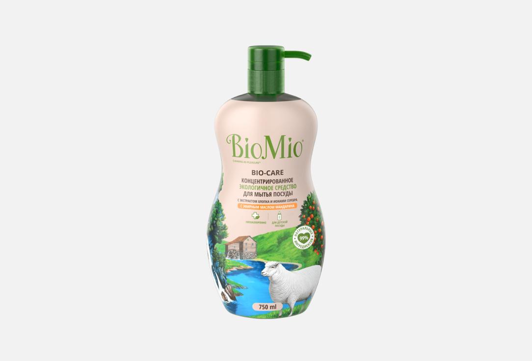средство для мытья посуды biomio bio care овощ фрук мандарин конц Экологичное средство для мытья посуды BIOMIO BIO-CARE с мандарином 750 мл