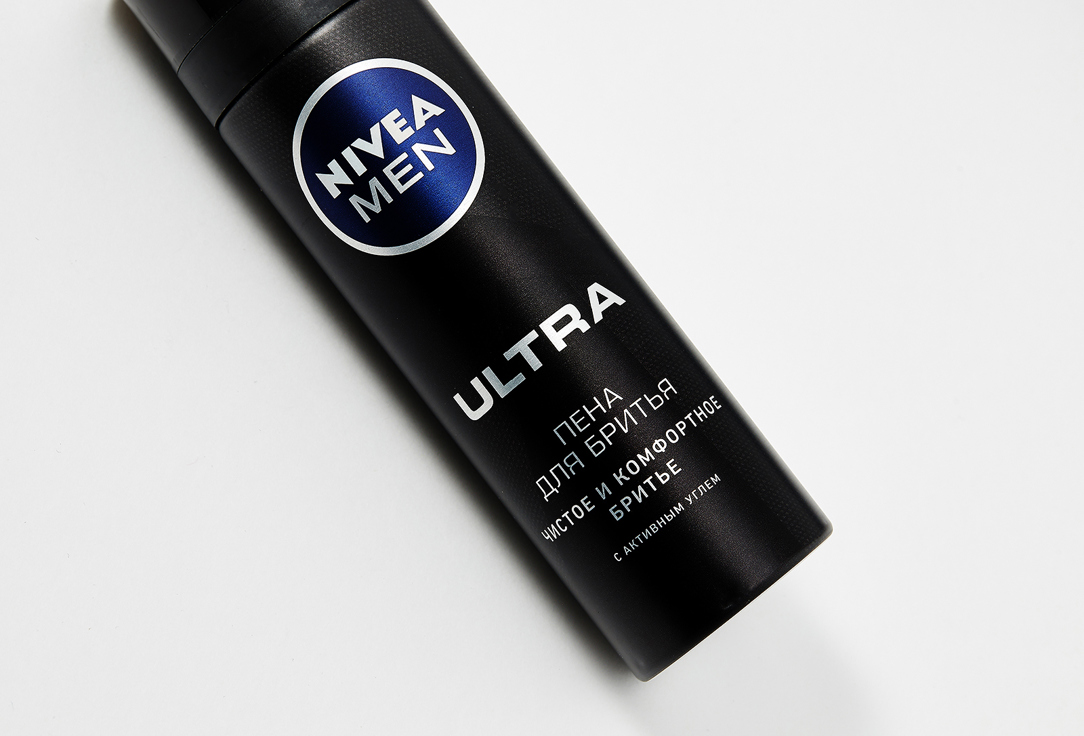 Пена для бритья с активным углем NIVEA Men "ULTRA" 