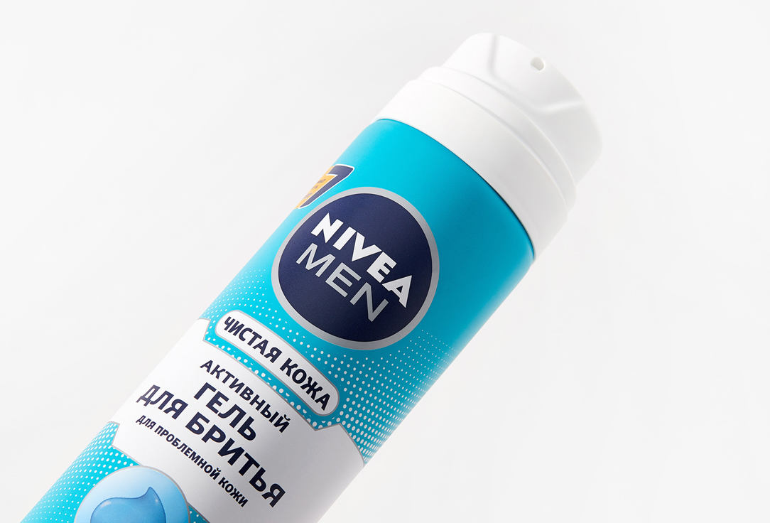 Гель для бритья для проблемной кожи с цинком и салициловой кислотой NIVEA Men Чистая Кожа 