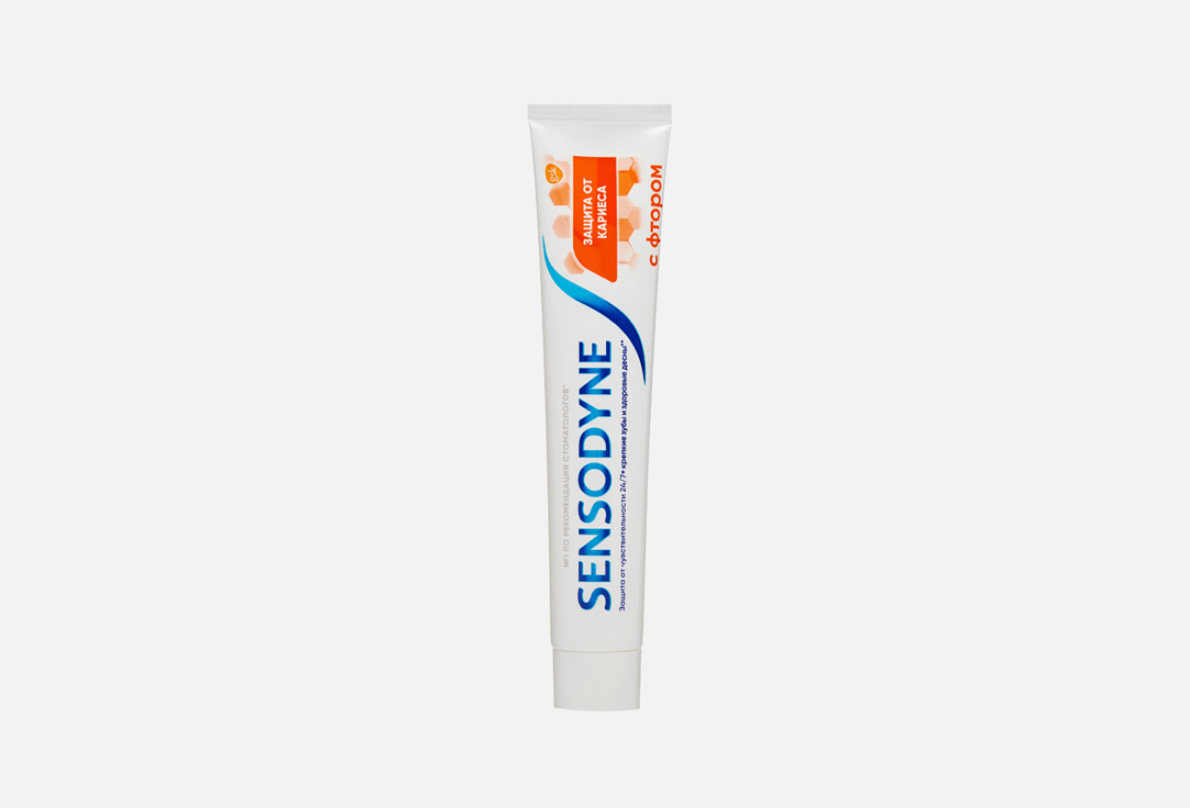 Зубная паста SENSODYNE Защита от Кариеса с Фтором 75 мл зубная паста sensodyne с фтором мгновенный эффект 75мл