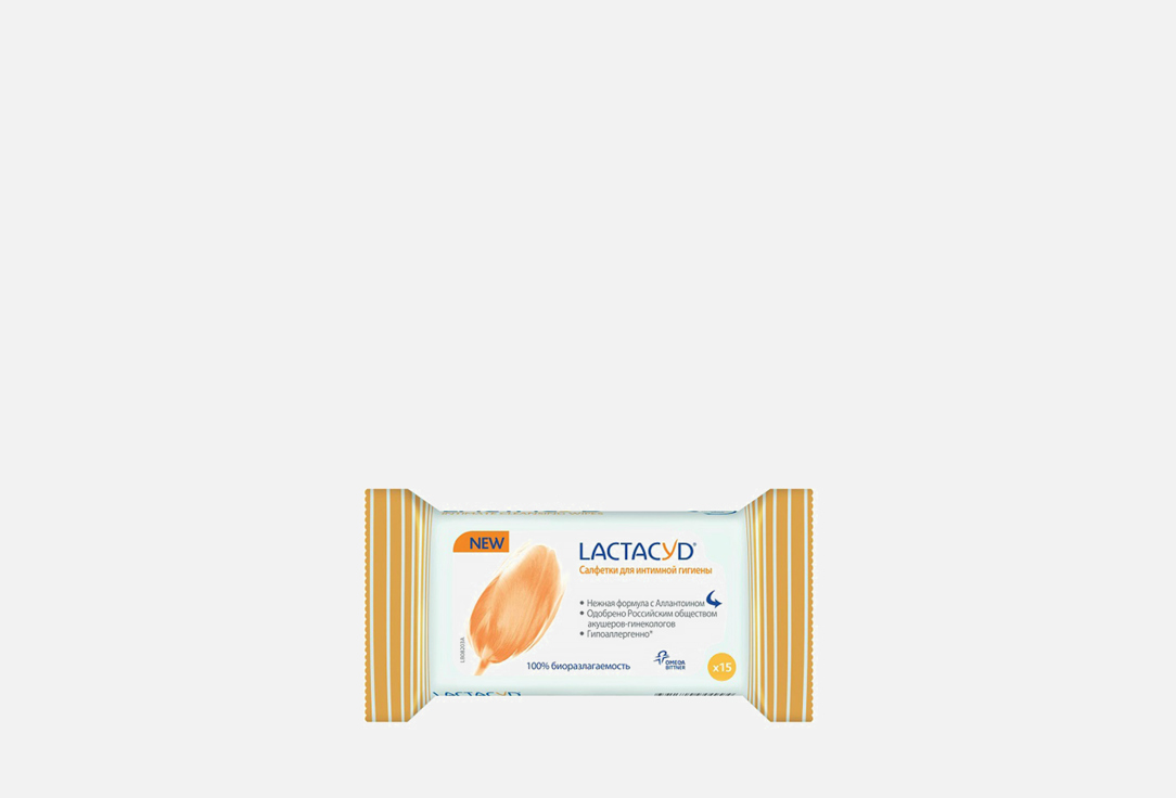 Салфетки LACTACYD Для интимной гигиены 15 шт салфетки влажные для интимной гигиены 15шт