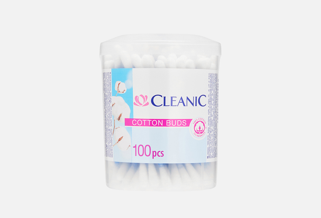 Изображение товара Ватные палочки Cleanic patyczki higieniczne для лица
