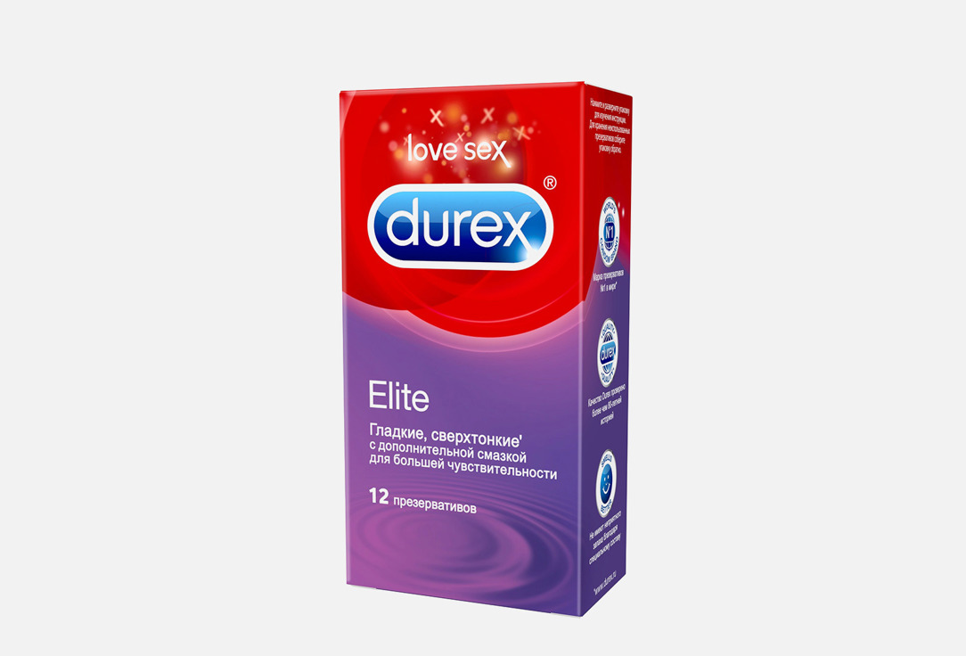 Презервативы, 12 шт Durex Elite  