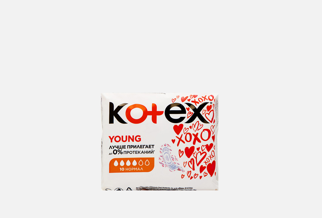 Прокладки KOTEX Ultra Young 10 шт kotex прокладки ультра мягк super 8 шт