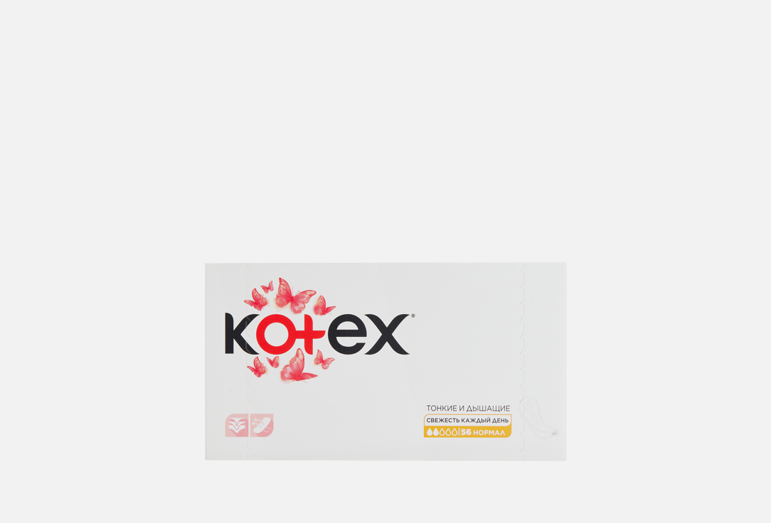 Изображение товара Ежедневные тонкие прокладки Kotex Normal без ароматизаторов для женщин
