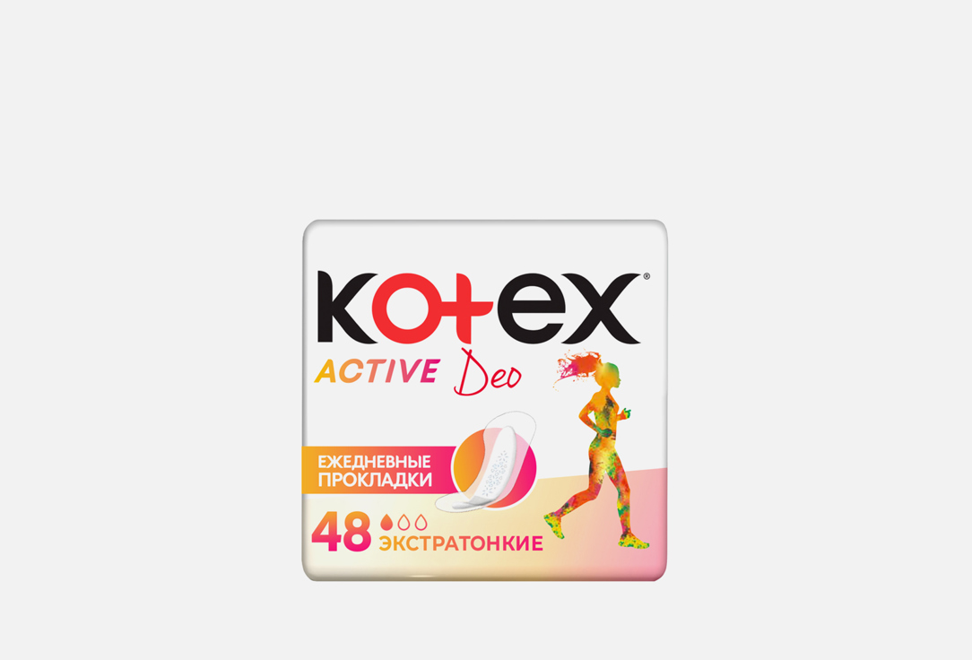 Ежедневные прокладки KOTEX Active Deo 48 шт
