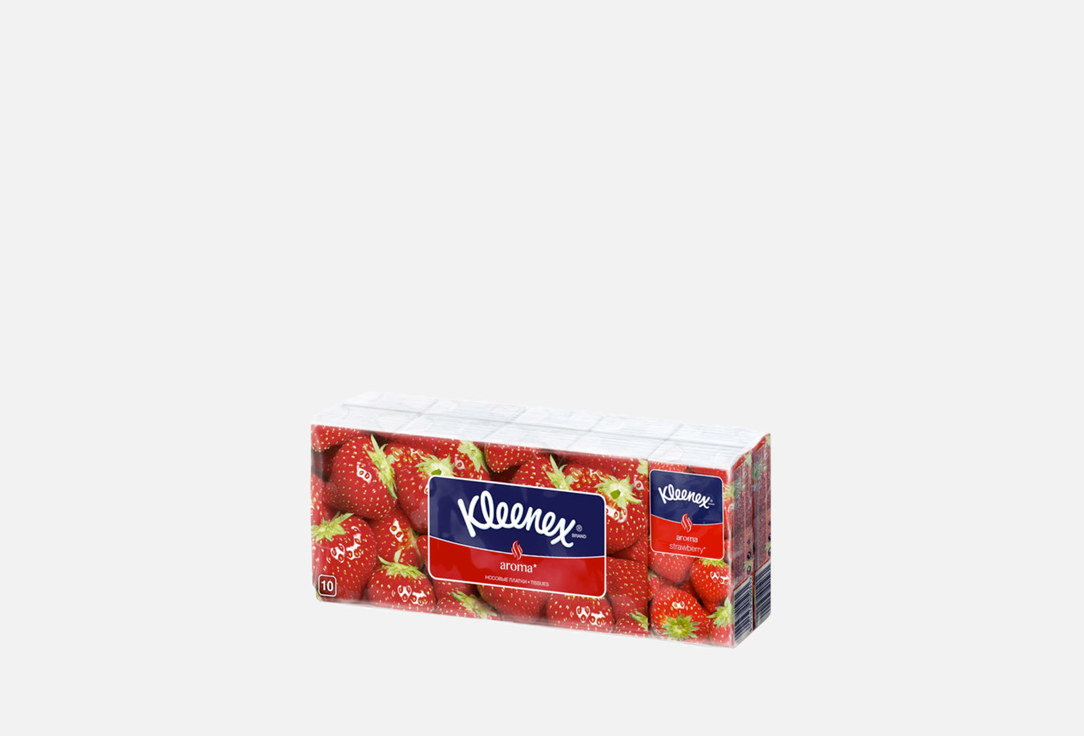 Изображение товара Носовые платочки 10 шт. Kleenex StrawBerry