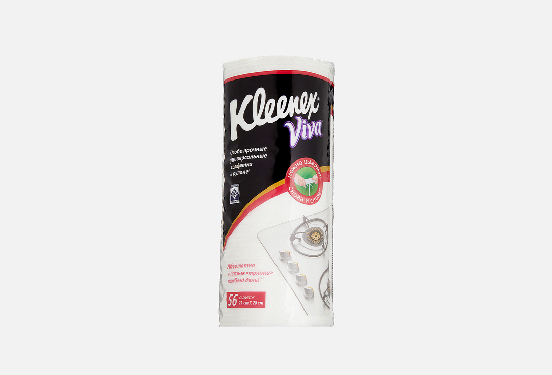

универсальные салфетки для уборки KLEENEX, Viva 56 шт
