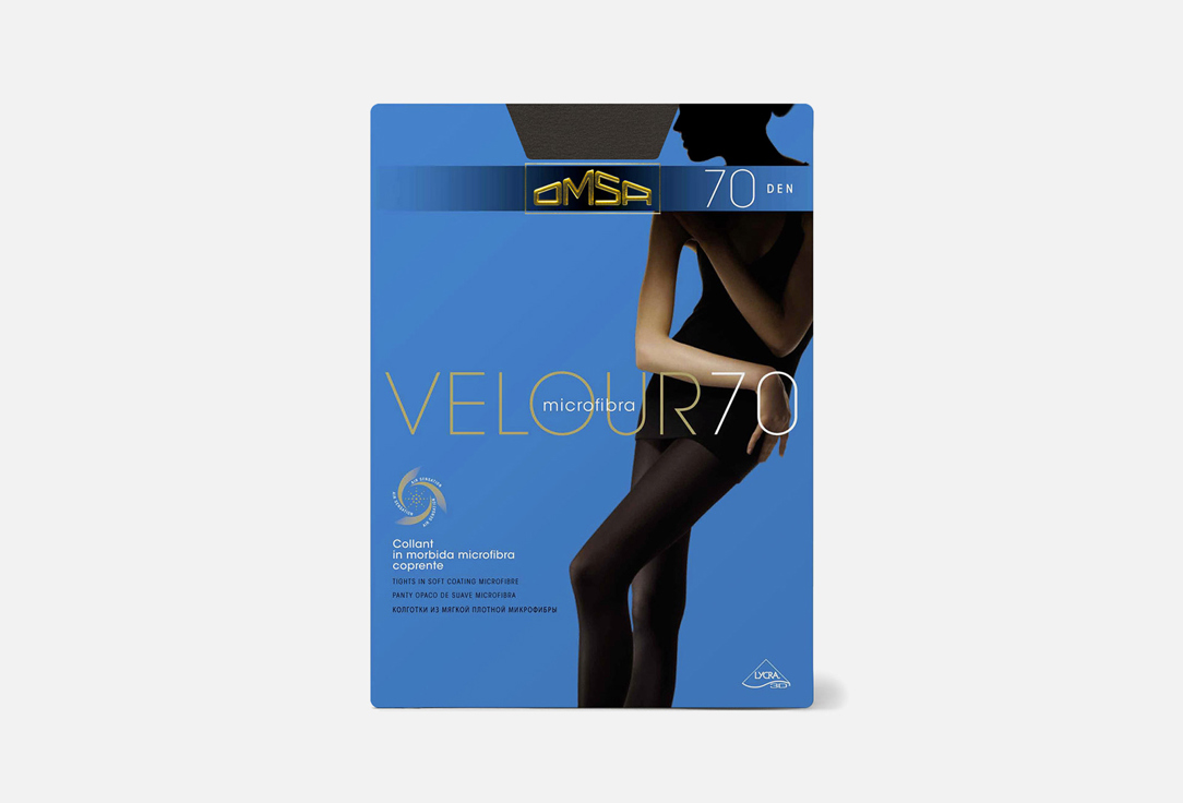 Изображение товара Колготки Omsa Velour Antracite 70 DEN для женщин высокое качество