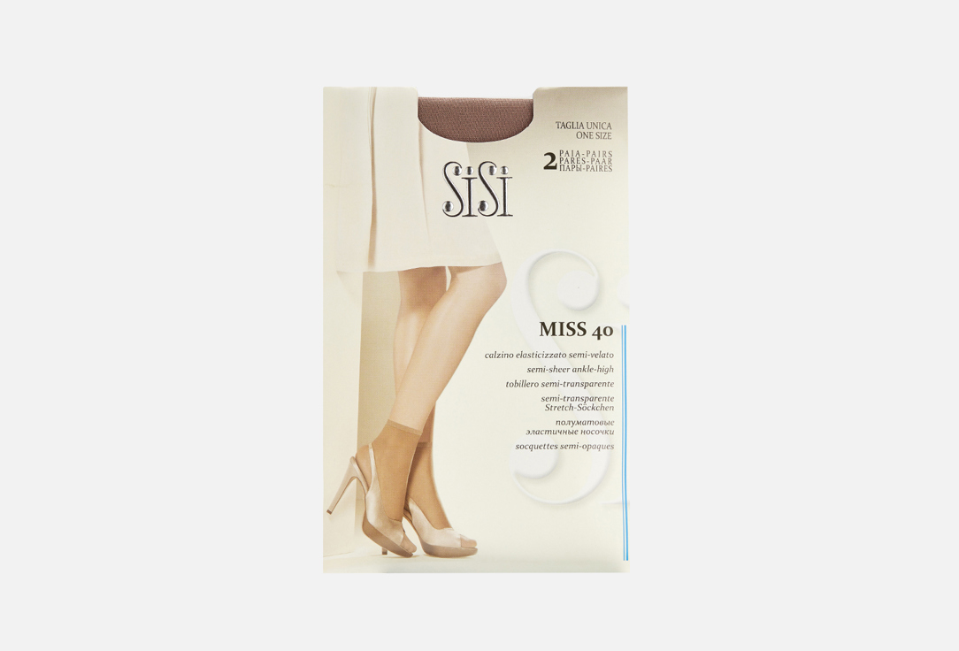 Носки SISI Miss легкий загар 40 den  36-40 мл