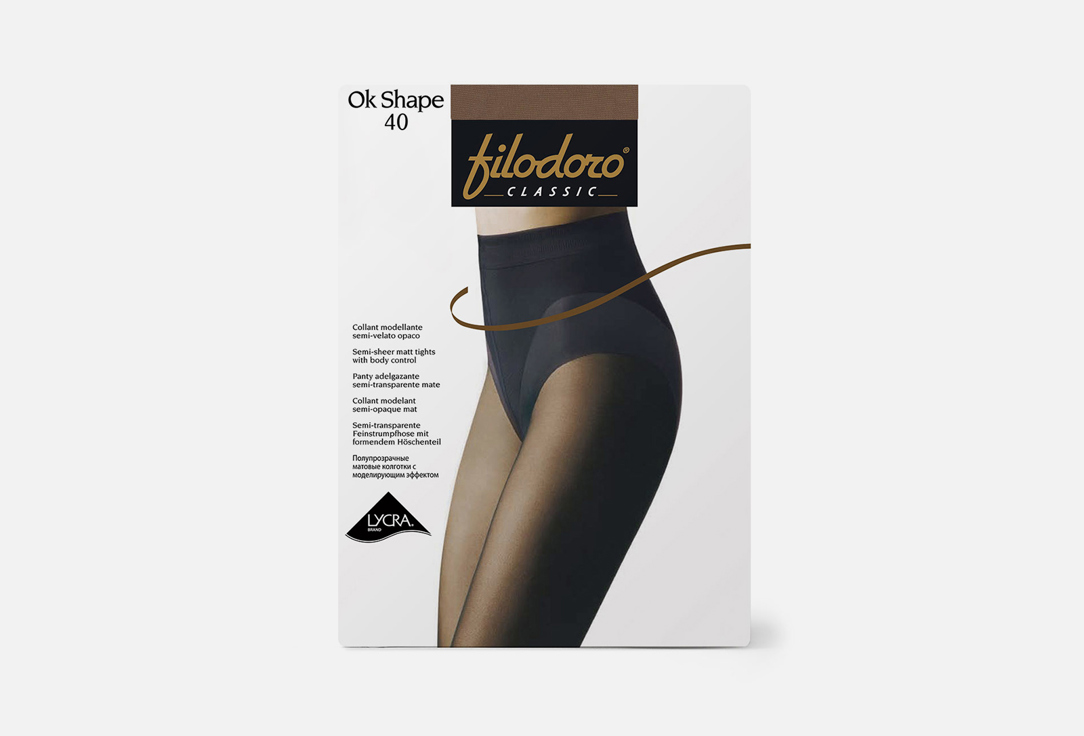 Колготки Filodoro Ok shape 40 den Glace