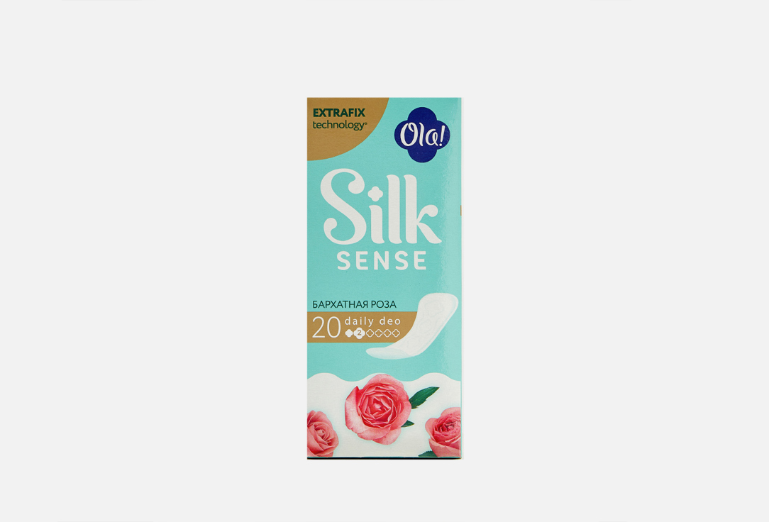 Прокладки ежедневные, Бархатная роза OLA Silk Sense DAILY DEO 20 шт