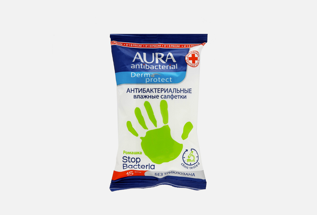 Изображение товара Антибактериальные влажные салфетки Aura Wet Wipes