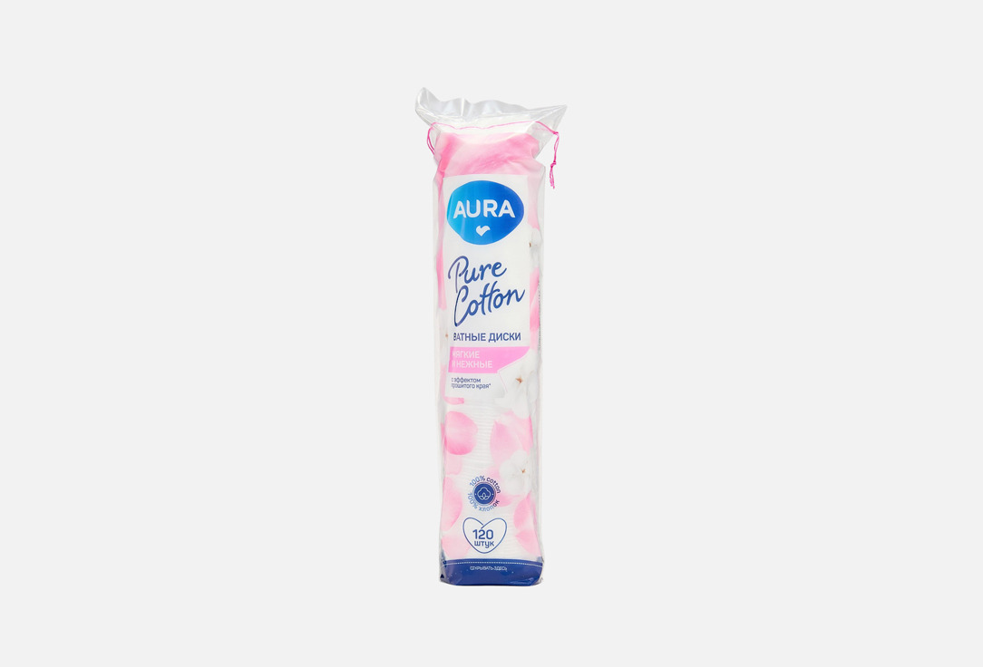 

Ватные диски AURA, Beauty Cotton Pads 120 шт