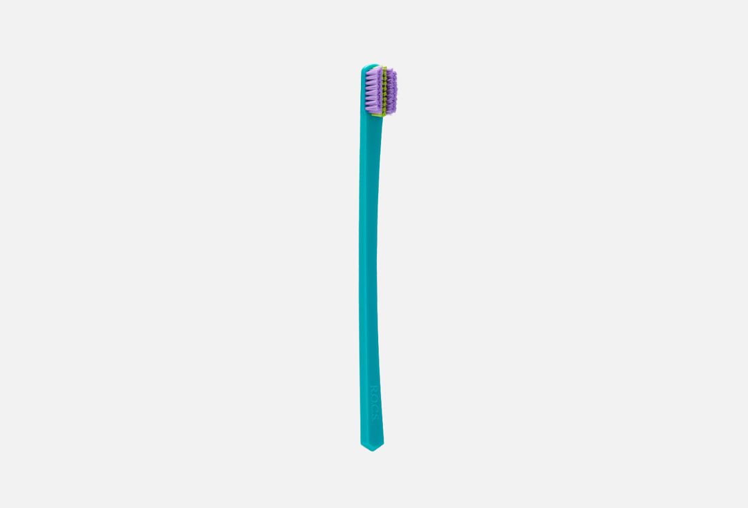 Зубная щетка мягкая для Брекет систем (в ассортименте) R.O.C.S. Brackets & Ortho 1 шт зубная щетка медик для брекет систем биоразлагаемая зеленый розовый 2 шт