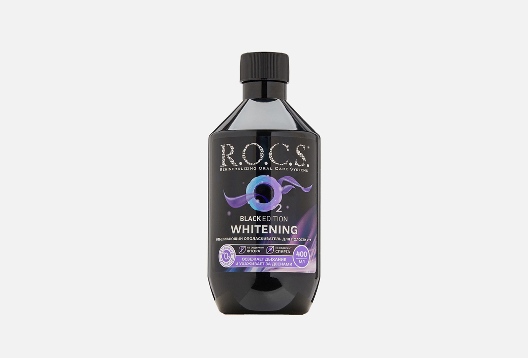 

Ополаскиватель для полости рта R.O.C.S., Black Edition 400 мл