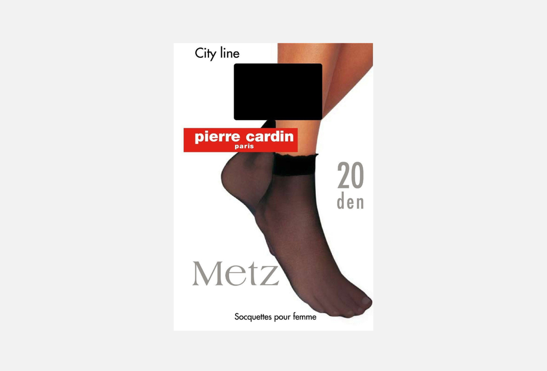 цена Носки PIERRE CARDIN Metz черные 20 den