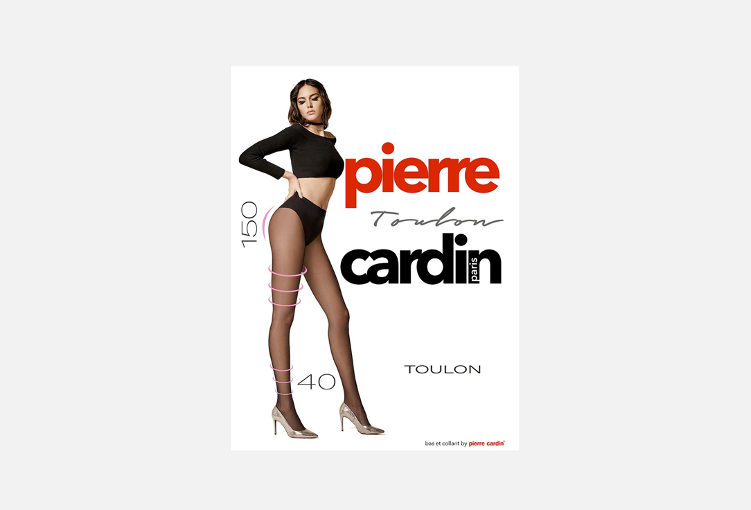 колготки PIERRE CARDIN Toulon черные 40 den 4 мл