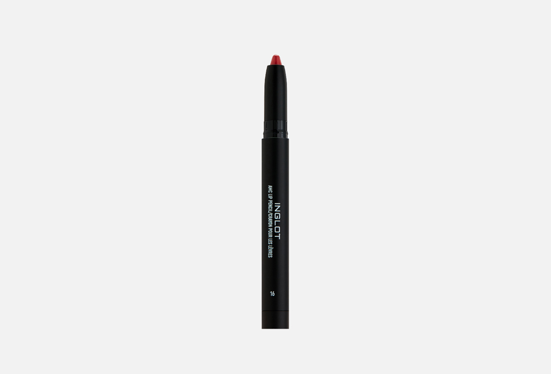 Контурный карандаш  для губ с точилкой Inglot AMC lip pencil matte with sharpener  16