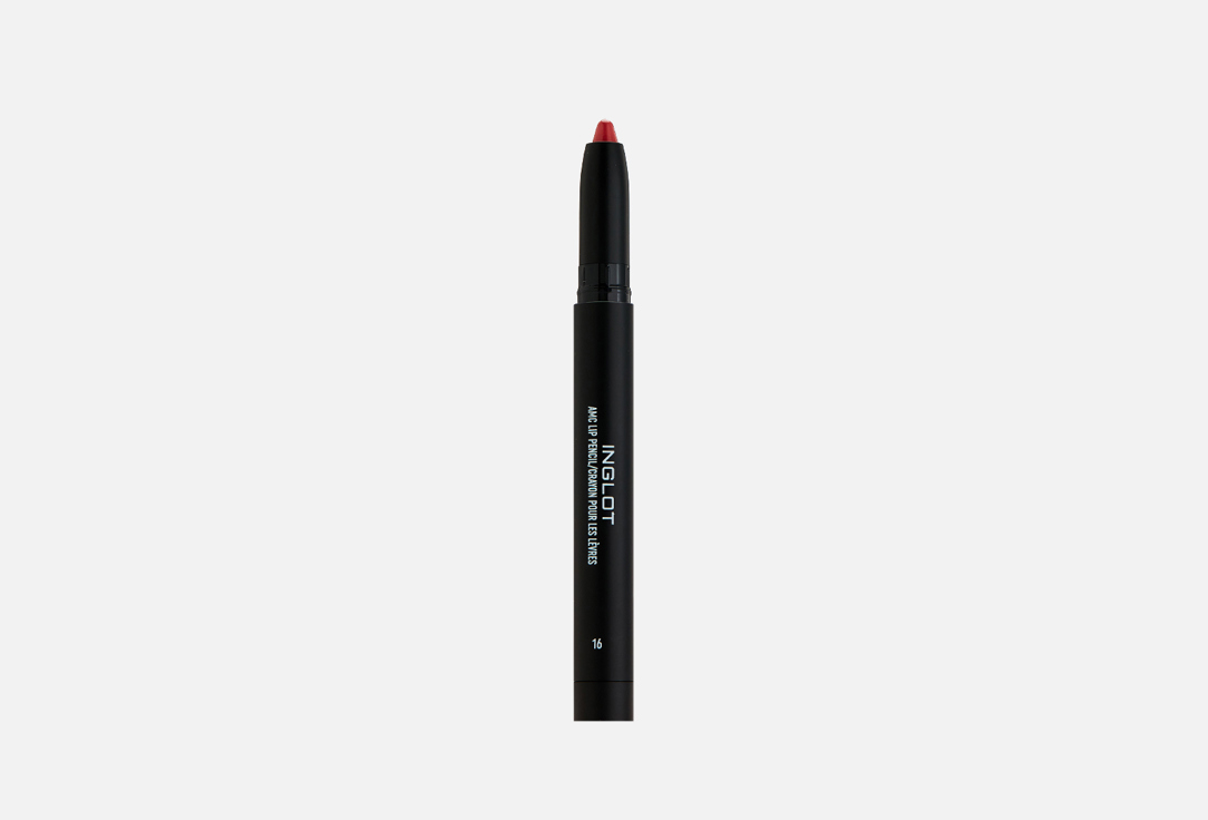 INGLOT Карандаш для губ с точилкой AMC LIP PENCIL MATTE WITH SHARPENER 1,8г тон 16