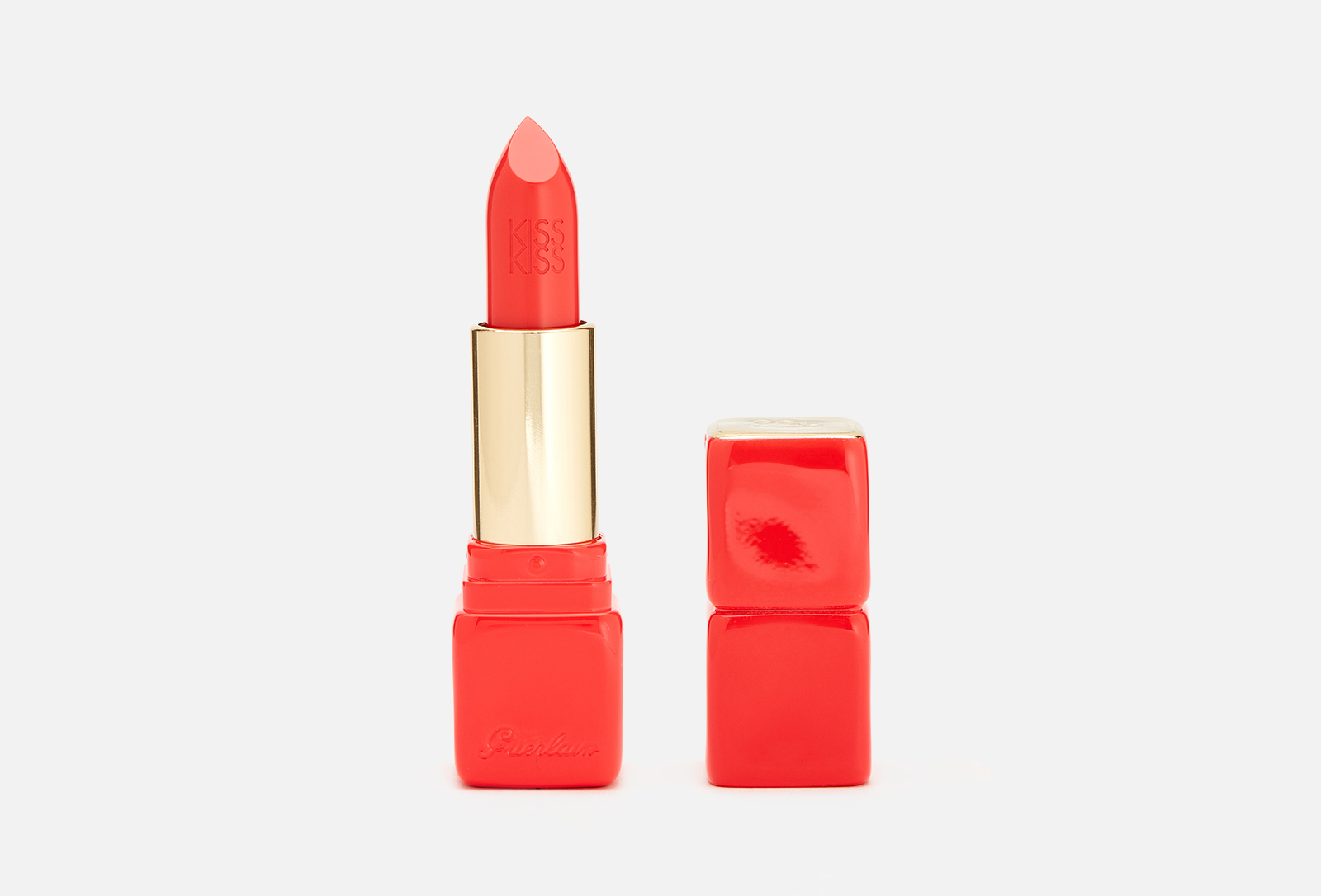 Guerlain Губная помада KissKiss Colours 344 Страстный коралловый 3.5 г ...