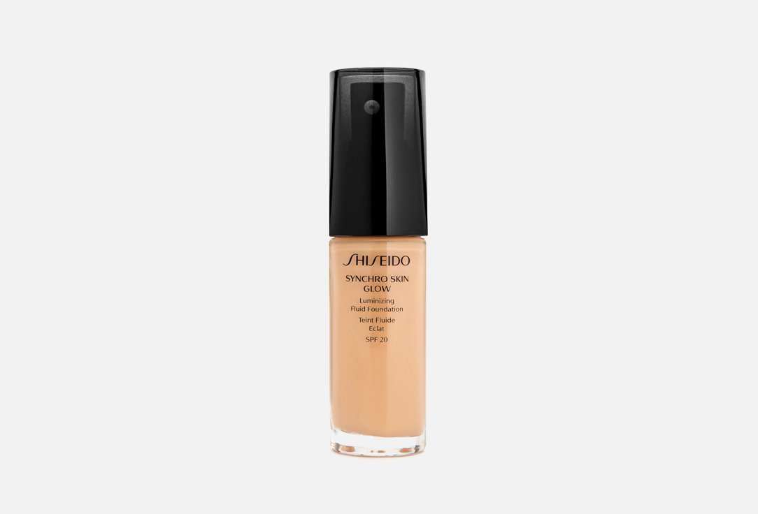 Тональное средство-флюид с эффектом естественного сияния Shiseido Synchro Skin Glow Luminizing Fluid Foundation Golden 2