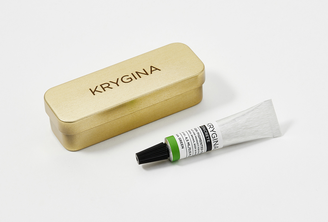 Мультифункциональный насыщенный кремовый пигмент Krygina Cosmetics Concrete  Green