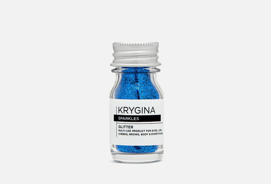 Mультифункциональные блестки Krygina Cosmetics Sparkles  Deep blue